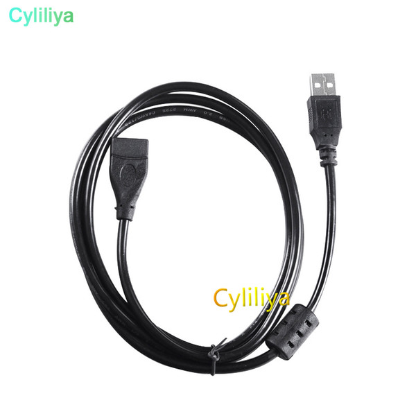 1.5m 3m 5m Fast Speed Black USB 2.0 Male To Female Extension Cable Connector Adapter Cable Cord for Mouse USB Flash Drive