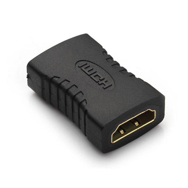 HDMI Female To HDMI Female Adapter Black Coupler F/F Extender Adapter Gold Plated Connector For HD TV HDCP 1080P Connectors