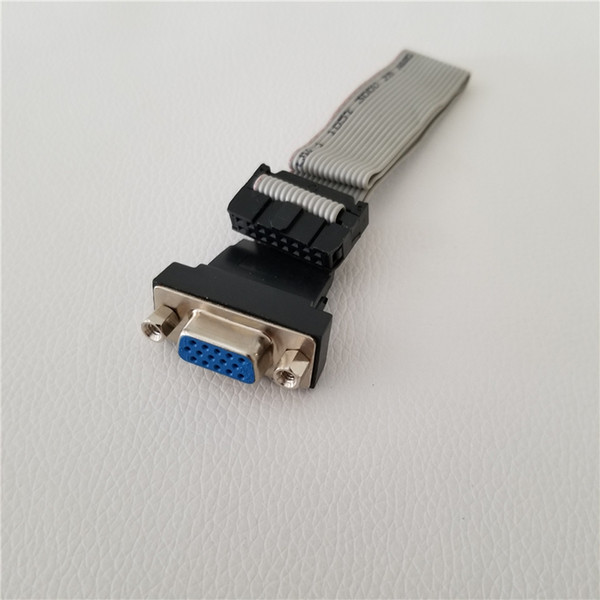 Industrial Motherboard 16Pin Female to 15Pin VGA D-Sub Female Video adapter Cable Line 17cm