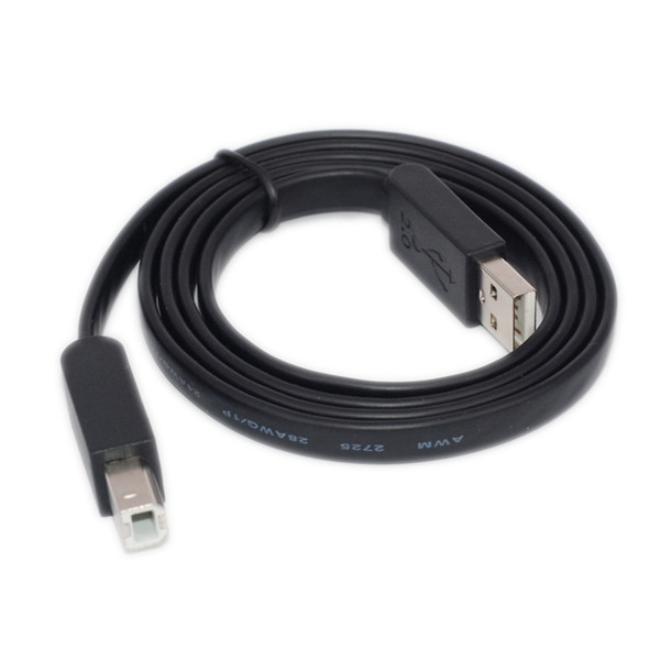 USB 2.0 High Speed Cable Printer Lead A to B Long Black Shielded connect USB devices For printers 1/1.5/2M