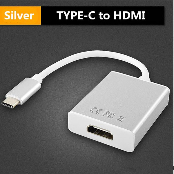 USB 3.1 Type C to HDMI Adapter Video Cable Male to Female Connector for Macbook