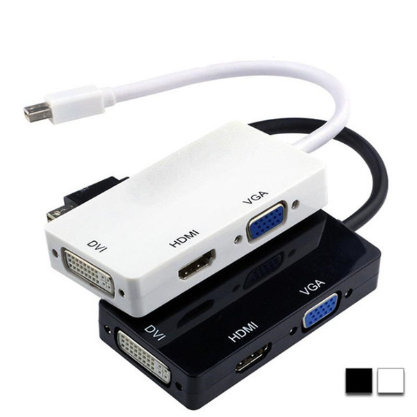 3 in 1 Displayport MINI DP to HDMI DVI VGA Converter Adapter Cable for PC Laptop Apple Macbook