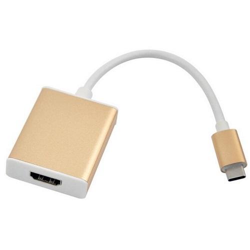 USB 3.1 Type C to HDMI 1080P Cable Adapter Converter for Macbook Chromebook Pixel Lumia USB3.1 Projector HDTV Type-C Aluminum Shell