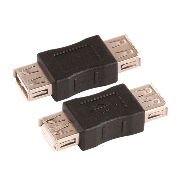 Wholesale 300pcs/Lot Mini USB 2.0 Female A to USB 2.0 Female B Adapter Connector