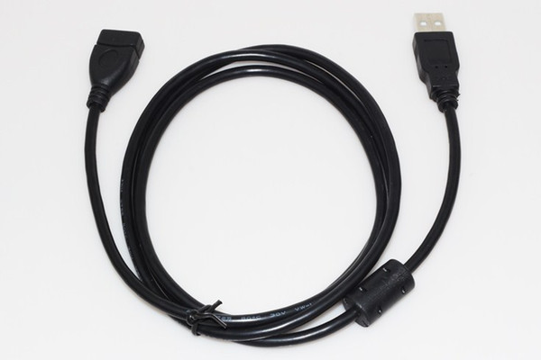 50 pcs USB 2.0 Extension Cable With Magnetic Ring 1.36M Hot Sale For PC