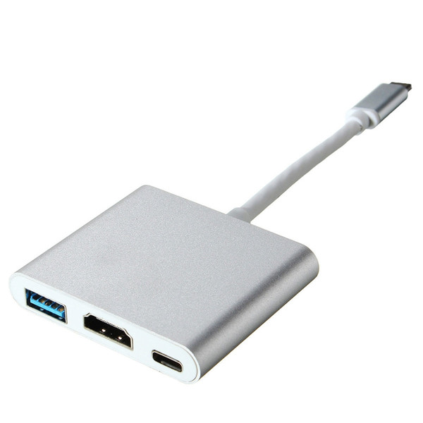 20pcs Type C USB 3.1 Hub USB-C to USB 3.0/ HDMI/ Type C Female Charger Adapter Cable for macbook smart phone