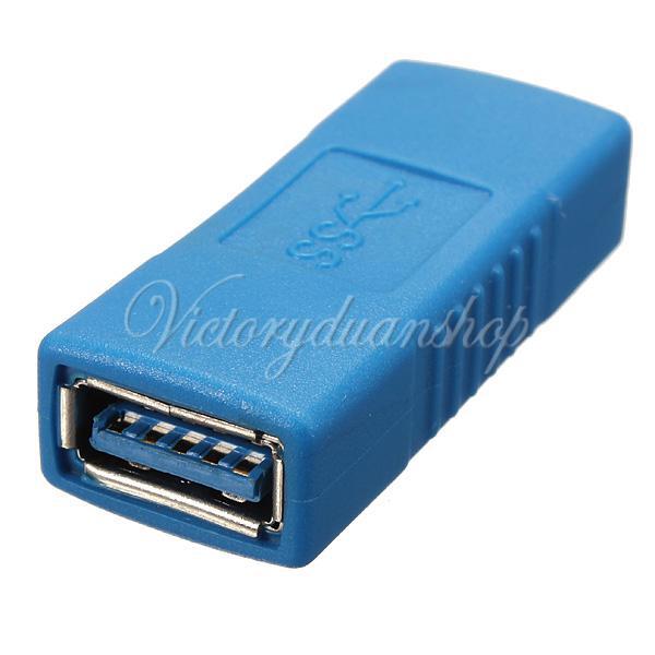 USB 3.0 A Female to Female Adapter Plug Extension Coupler Super speed Cable Converter Connector Free Shipping,dandys