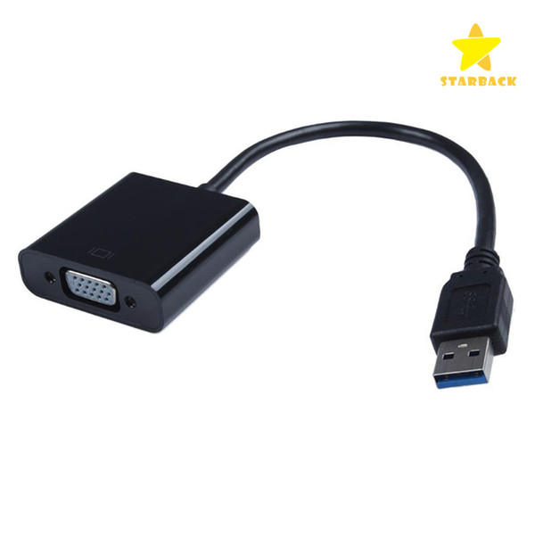 USB 3.0 to VGA Multi Display Video Converter Adapter External Cable for PC Laptop Windows 7 8