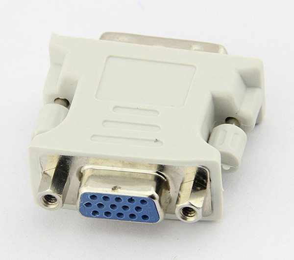 DVI DVI-I Male 24+5 24+1 Pin to VGA Female Video Converter Adapter Plug for DVD HDTV TV D 3000 peices up mix orders