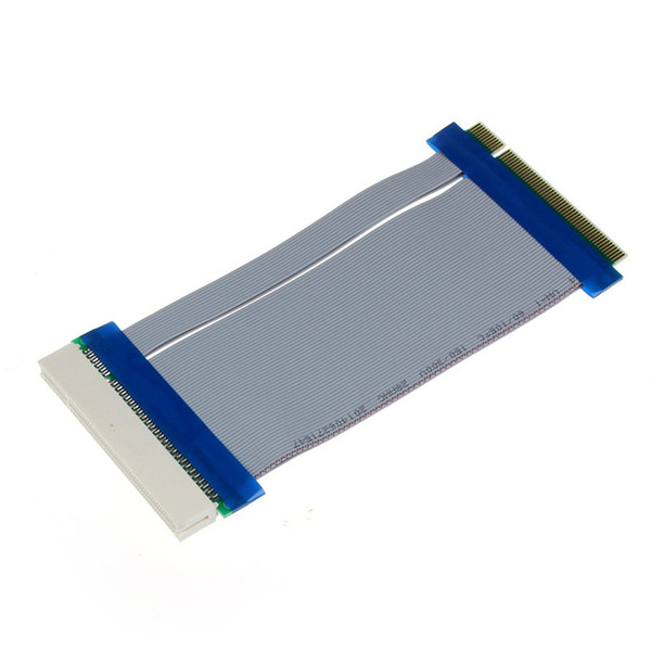 Wholesale- Reliable 32 Bit Flexible PCI Riser Card Extender Flex Extension Ribbon Cable PCI male to female riser card extender