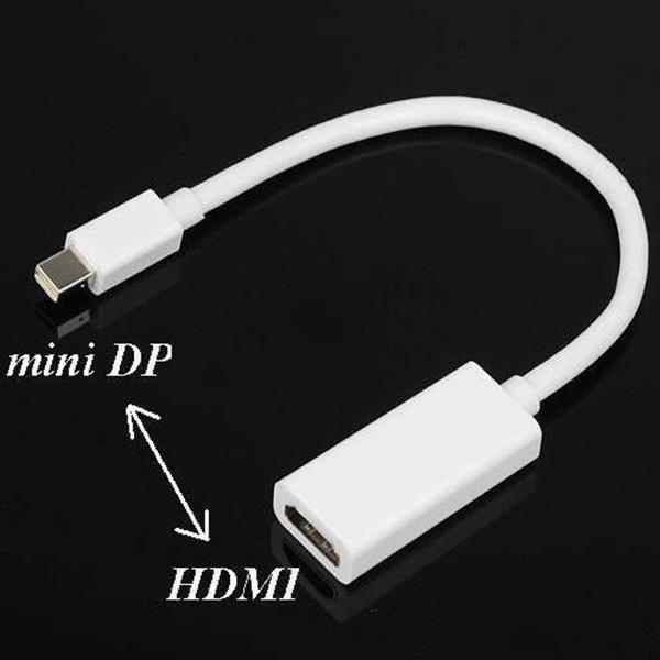 High Quality Thunderbolt Mini DisplayPort Display Port DP to HDMI Adapter Cable For Apple Mac Macbook Pro Air