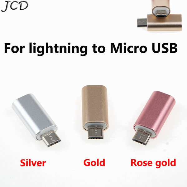 JCD 30pcs 8Pin to Micro USB Android Phone Cable Adapter Charger Converter for Iphone ( For Lightning Female To Micro USB male)