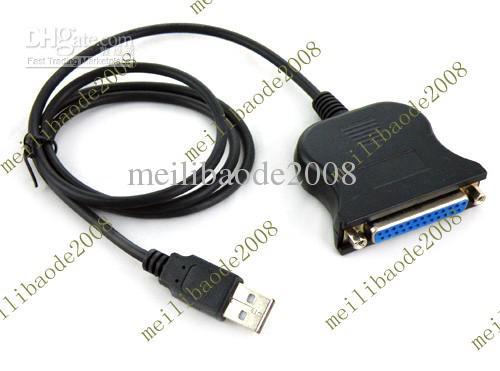 USB to 25 Pin Female Parallel Printer Cable Adapter