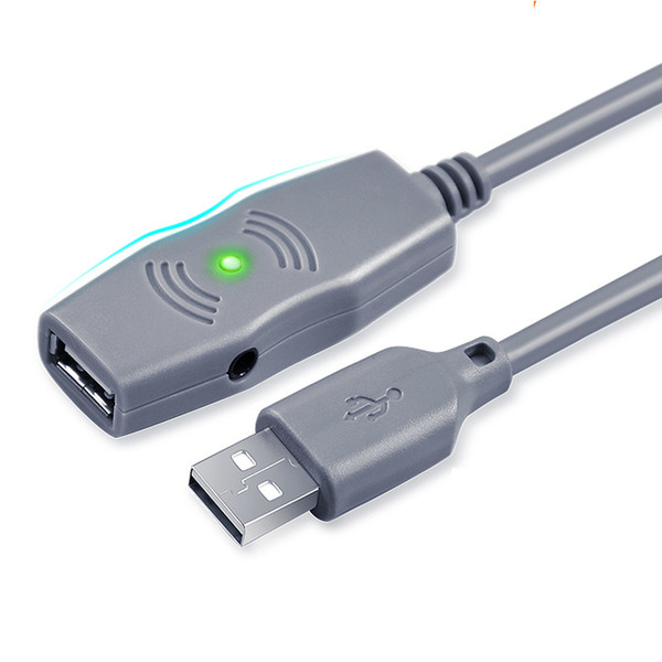 USB Extension Cable 2.0 Male to Female With LED light Extension Cable For Computer PC USB Extender Data Sync Cable