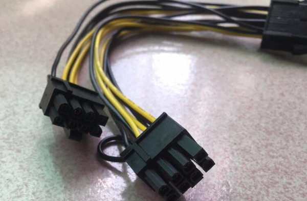 8 pin Female to dual PCI-E PCI Express 8pin ( 6+2 pin ) Male power cable wire For graphics card