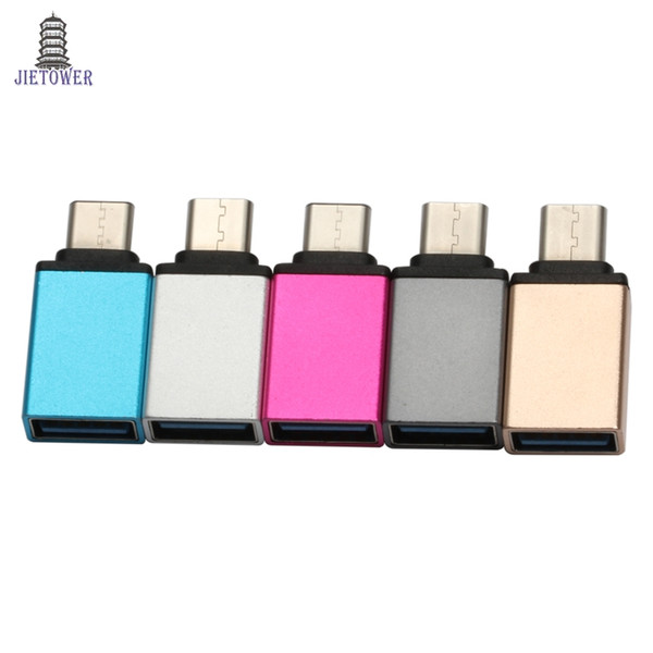 300pcs/lot Type-c adapter OTG to USB Android Huawei Glory Millet Sanle Star Meizu Mobile Phone U-disk Converter Tpye-C adapter