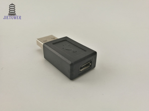 500pcs/lot High Speed USB 2.0 Male to Micro USB Female Converter Adapter Connector Male to Female Classic Simple Design In stock!