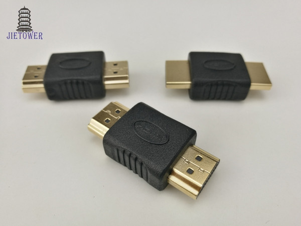 500pcs/lot HDMI male to male adapter coupler connector converter for HDTV 1080P HDMI adapter