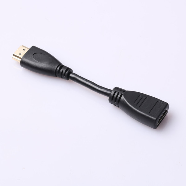 100pcs/lot High quality HDMI Male to HDMI Female Converter Connector Adapter Cable for google chromecast