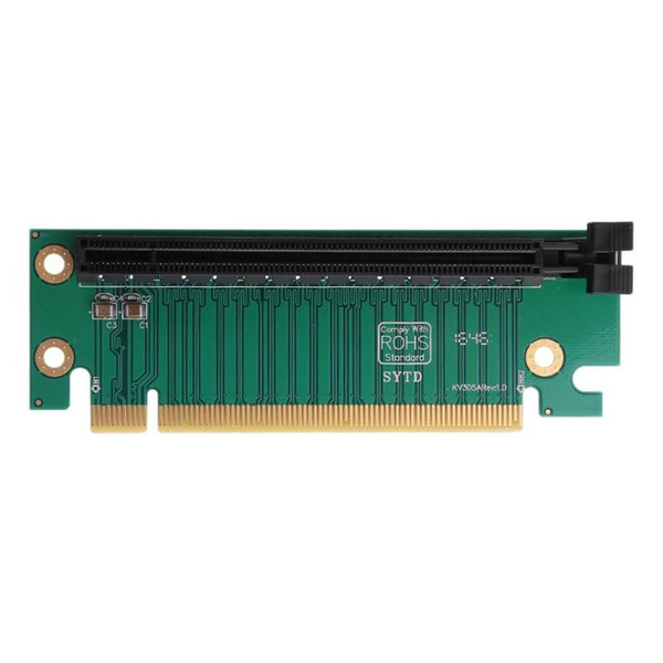 20pcs/lot PCI-E Express 16X 90 Degree Adapter Riser Card for 2U Computer Server Chassis