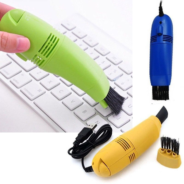 Details about USB Vacuum Keyboard Cleaner Brush For PC Laptop Computer Air Fans Monitor Brush E191