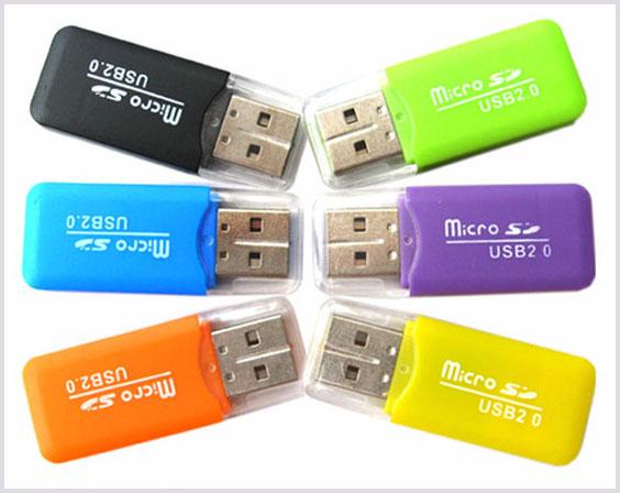 High Speed Card Reader USB 2.0 Micro SD card T-Flash TF M2 Memory Reader adapter 2gb 4gb 8gb 16gb 32gb 64gb TF Card DHL Free Shipping MQ300