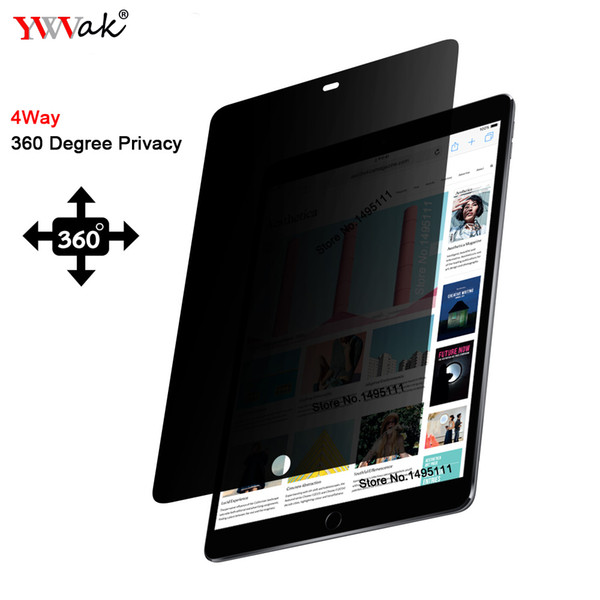 PET 360 degree Privacy Filter For 7.9 inch iPad mini 1 / mini 2 / 3 Anti-glare Screen protector Protective film