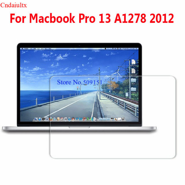 For Macbook Pro 13 13.3'' A1278 2012 CD-RAM Glass Screen Protector Transparent Toughened Protective Tempered Glass Film