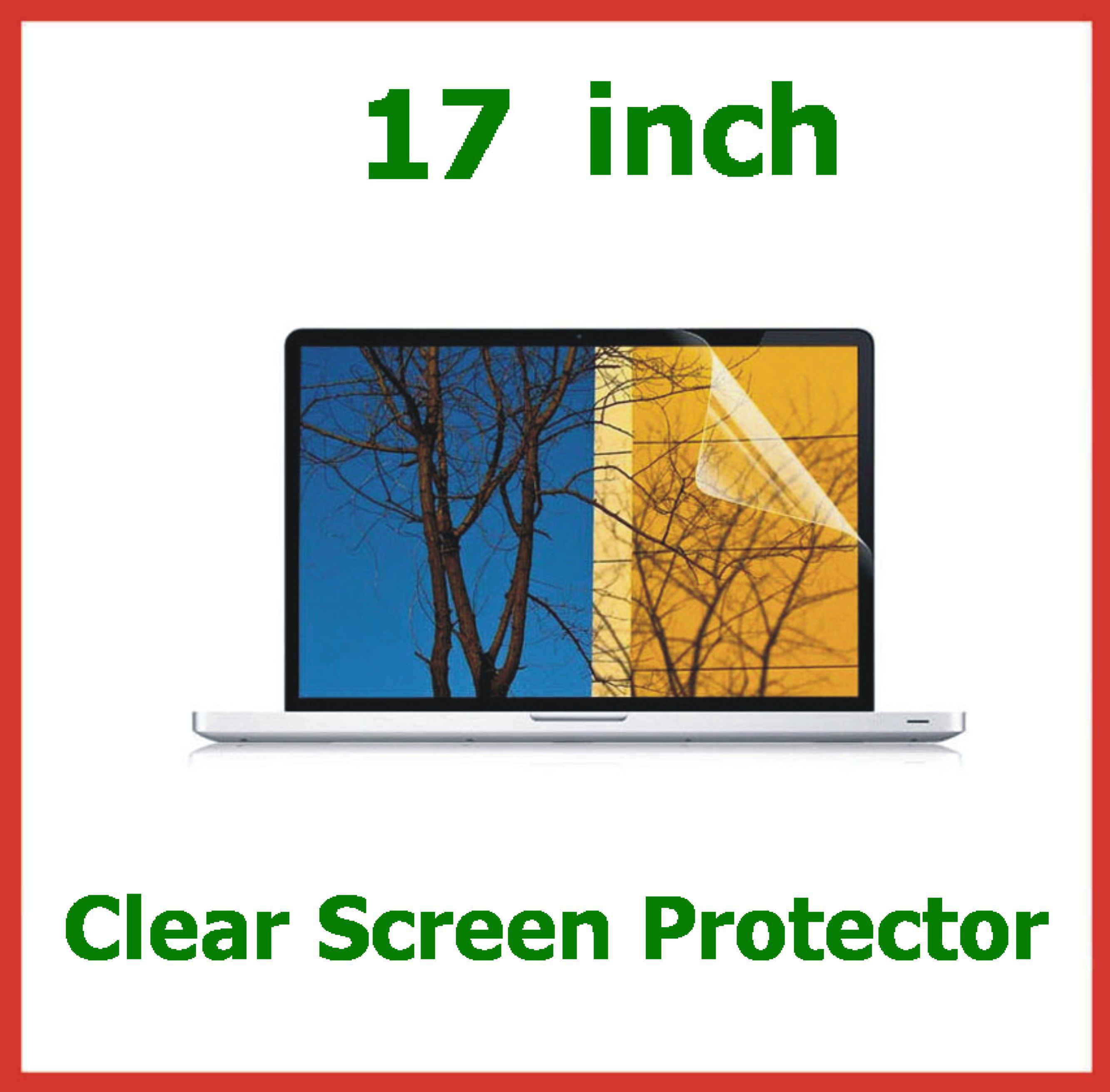 200pcs Universal 17 inch Ultra Clear LCD Screen Protector for Laptop Notebook PC Size 366x228.5mm Protective Film Wholesale by DHL