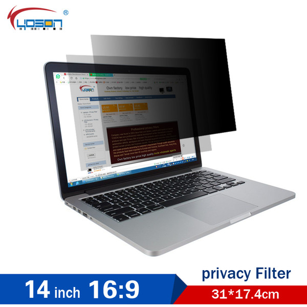 Privacy Screen for 14-inch Widescreen (16:9 Ratio) Laptops Computer Monitor Screen Protectors Privacy Filter