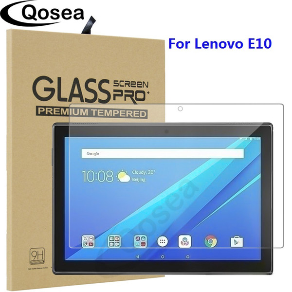 Qosea For Lenovo Tab E10 Tempered Glass 9H Hardness Ultra thin Clear For Lenovo Tab P10 TB-X705F Tablet PC Screen Protector Film