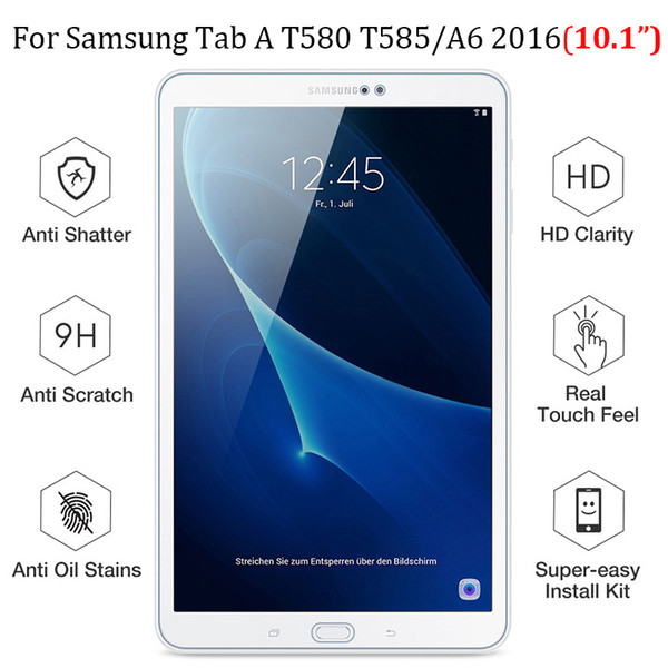 Glass for galaxy Tab A 10.1 T580 T585 for galaxy Tab A6 2016 10.1 inch protective glass screen protector tempered glas