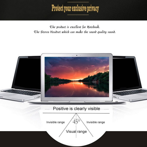 Onleny 8 10 11 12 16 17 inch Privacy Protective Film For 15 inch Widescreen(16:9) Laptop LCD Monitor/Notebook Protective Film