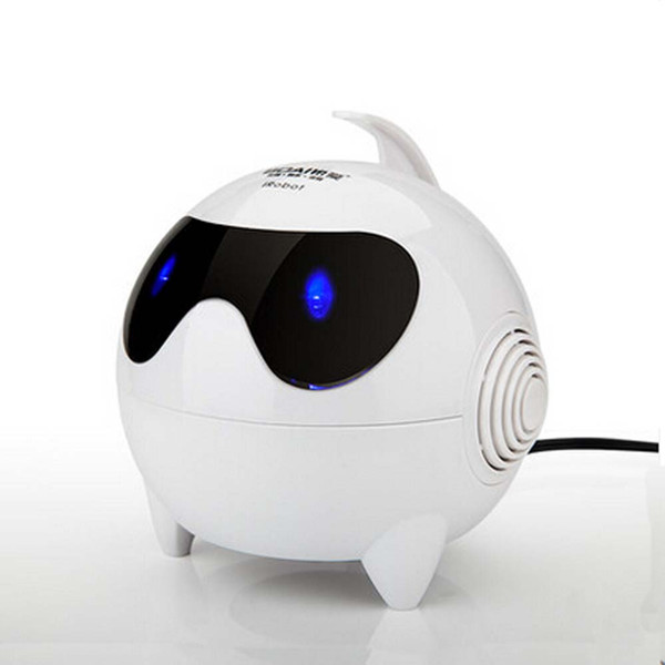 New Mini Lights Cute Catoon USB Wired Subwoofer Audio Speaker For Laptop Desktop With 3.5mm Interface BOAI S1