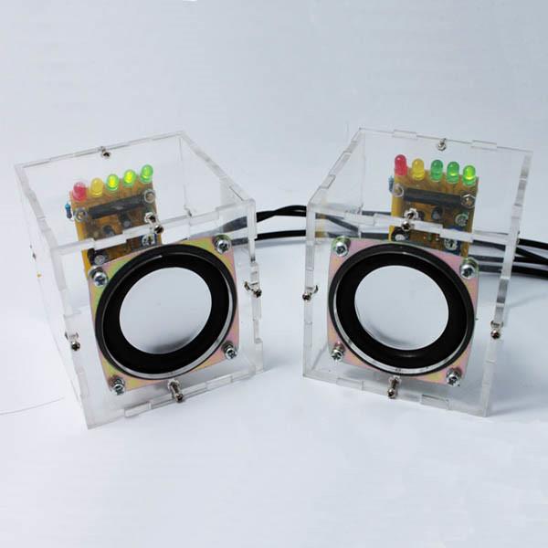 Individuality Mini Speakers Computer Small Transparent Speaker DIY Production For Gift