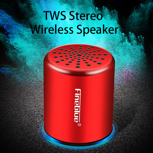 Fineblue Wireless Mini Bluetooth 4.2 Speaker With Microphone Phone Calling HD Super Bass Subwoofer Mini LoudSpeaker