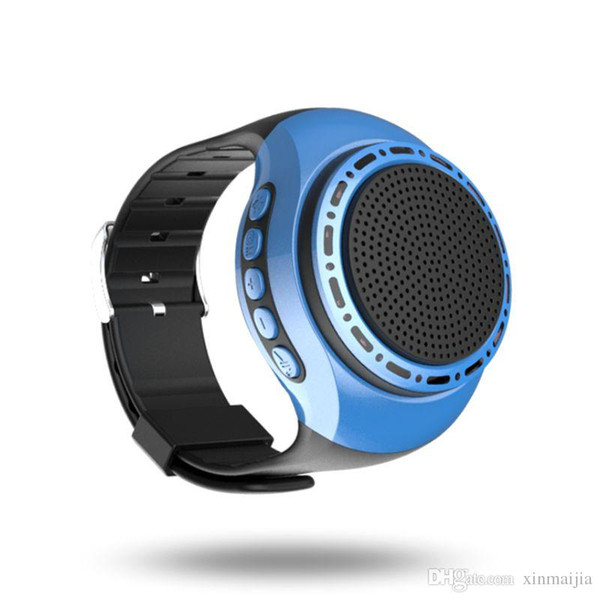 Mini Bluetooth Wireless Watch Wrist Speaker Portable For Mobile Cell Phone PC Tablet 400mAh