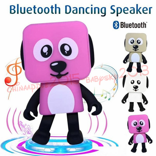 Dancing Dog Bluetooth Speakers Portable Mini Electronic Robot Stereo Speakers Electronic Walking Toys With Music Wireless Speaker