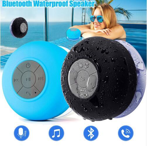 Mini Portable Subwoofer Wireless Waterproof Bluetooth Speaker Handsfree Receive Call Music Suction Mic For iPhone Samsung