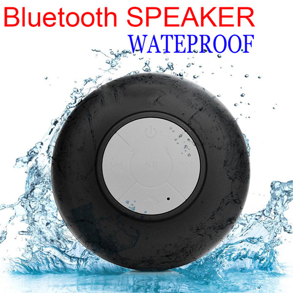 Bluetooth Speaker Waterproof Wireless Shower Handsfree Mic Suction Chuck Speaker Car Speaker Portable mini MP3 Super Bass Call Receive