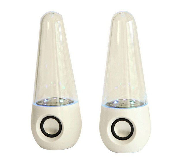 10PCS New Dancing Water Speaker With Led Lights Music Fountain Spray Dance USB Interface Portable For Computer Speakers