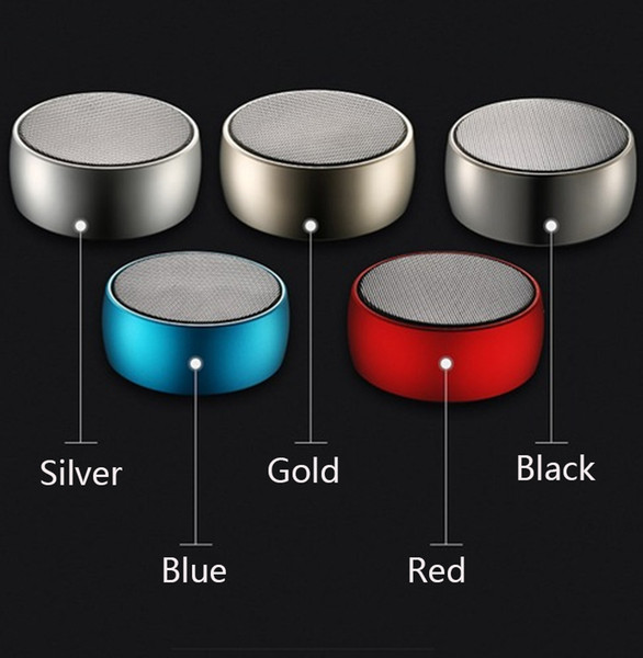 Hot BS-01 Portable Mini Speaker Wireless Bluetooth Speaker With TF card slot in Metal Brushed material with retail box