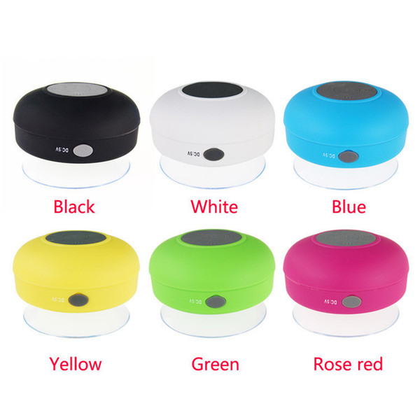 Mini Portable Waterproof Wireless Bluetooth Shower Speaker Handsfree Receive & Music Suction Phone Mic w/ Retail Box