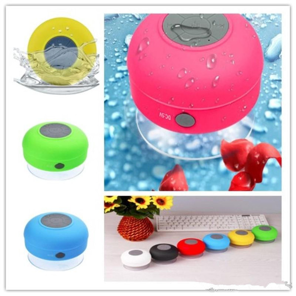 2018 Waterproof Bluetooth Speaker Mini Speakers Portable Subwoofer Shower Music Sucker Wireless Speaker Receiver Handsfree Car Mini Stereo