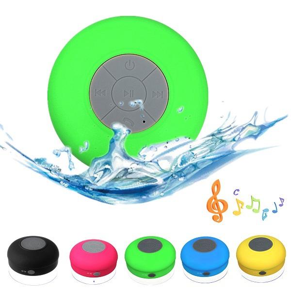 Mini Portable Waterproof Wireless Bluetooth Shower Speaker Handsfree Receive & Music Suction Phone Mic w/ Retail Box new arrival