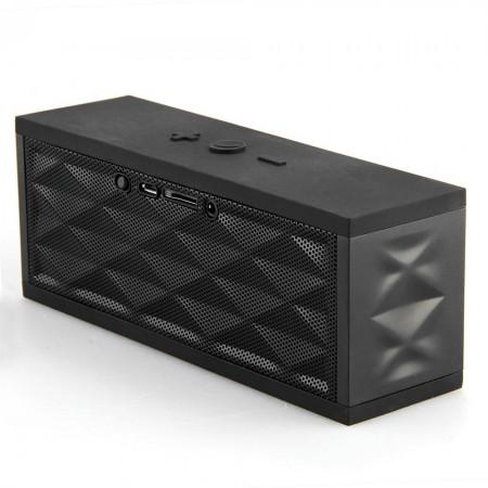 Mini Bluetooth Wireless Speaker Rechargeable Rectangle for Cell Phone Black