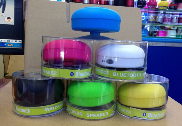 New Waterproof Wireless Bluetooth Portable Shower Speaker Colorful for iphone 5 5s 5c 4 4s samsung HTC MP3 MP4