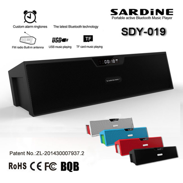 The SARDINE SDY-019 Portable Wireless Bluetooth Speaker Stereo FM Radio LED Display is more than just a Bluetooth speaker. It connects wirel