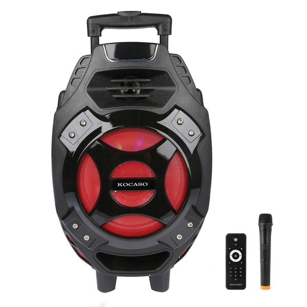 LED Loud Speaker Portable Karaoke Bluetooth Party DJ 18