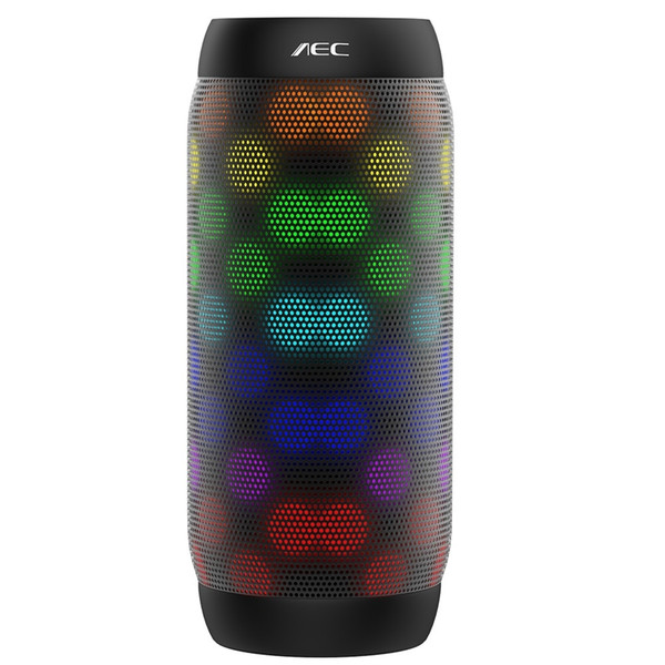 AEC BQ - 615 PRO Magic Dancing Colorful LED Bluetooth V3.0 Speaker with Flashing Lights 3.5mm Audio Port Support NFC TF Card FM Radio